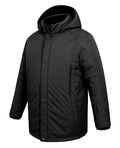Büyük Beden Kapüşonlu Softshell Mont Astarlı-Siyah