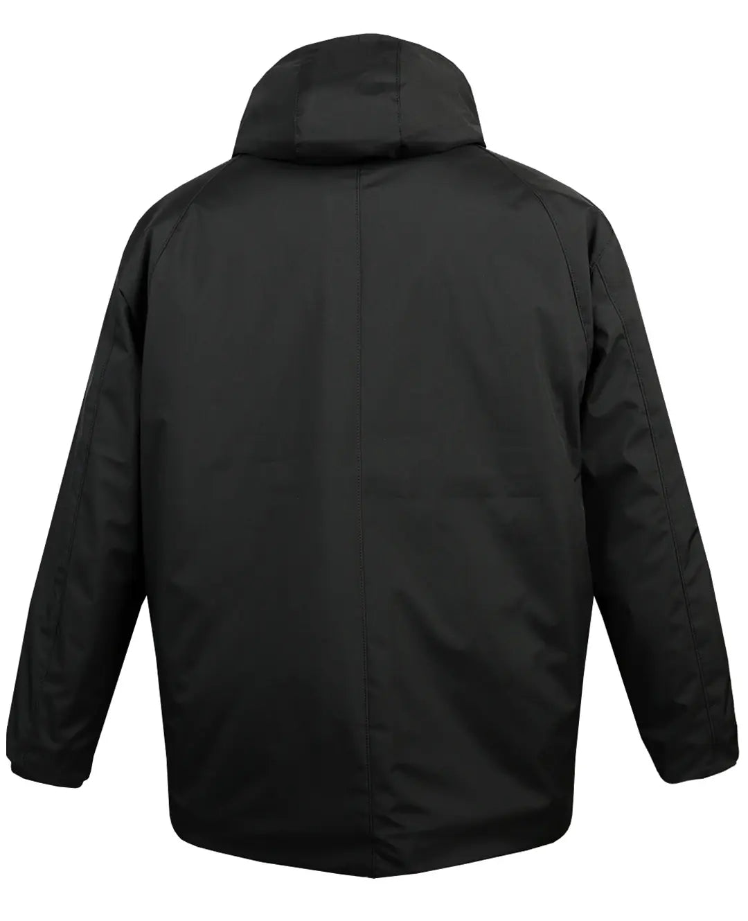 Büyük Beden Kapüşonlu Softshell Mont Astarlı-Siyah